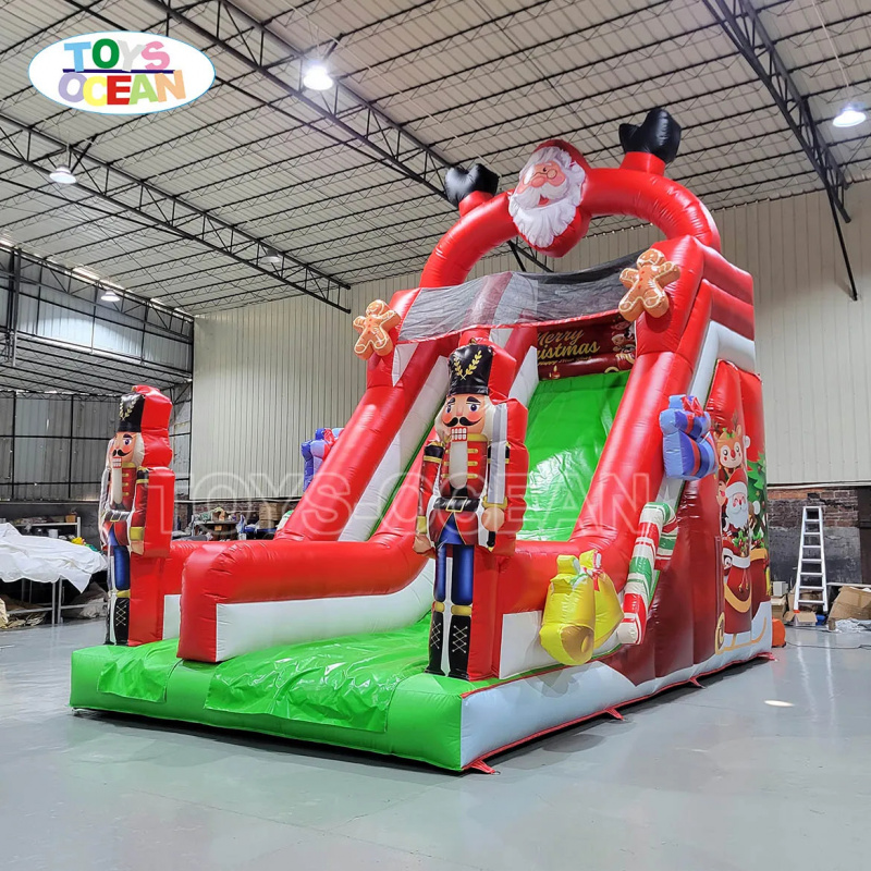 Water Slide Inflatable - Maßgefertigte Aufblasbare Weihnachtsrutsche für Draußen, Geeignet