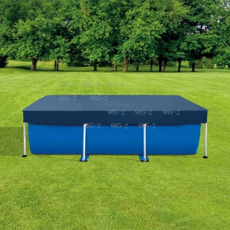 Pool Cover Waterproof - Quadratische Schwimmbad-Staubschutzabdeckung 28039, verdickter wasserdichter Pool-Abdeckungsstoff