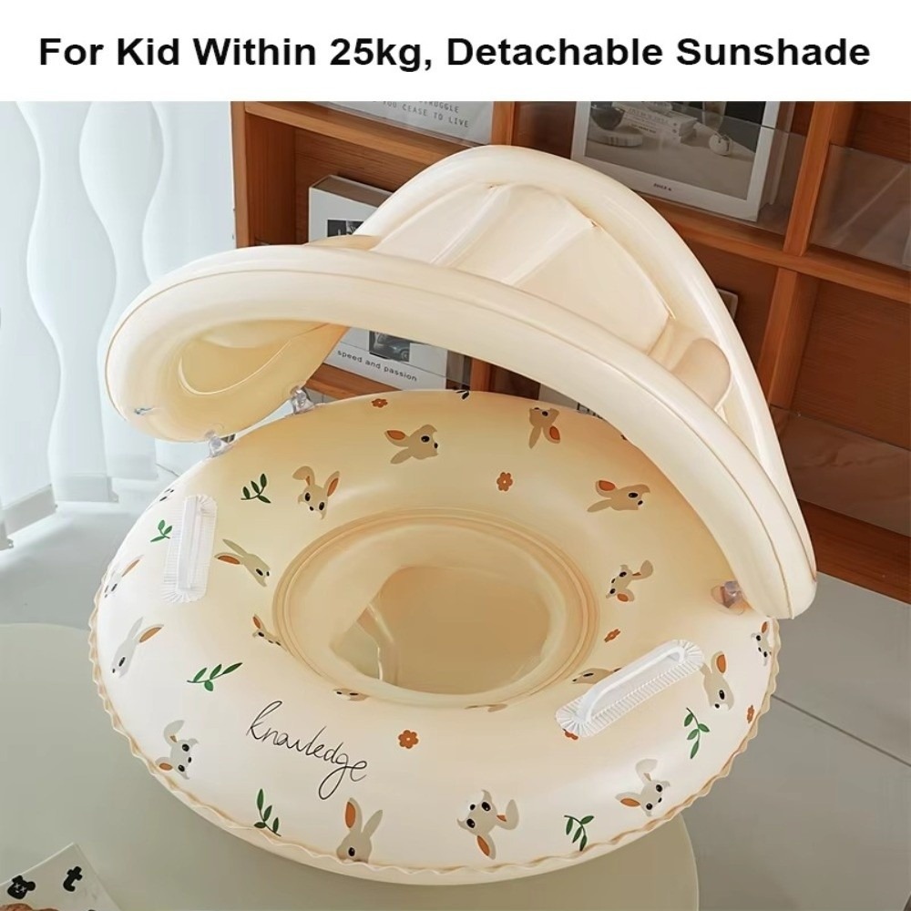Pool Float Ring Inflatable - Sicherer aufblasbarer Schwimmsitz in Ringform für