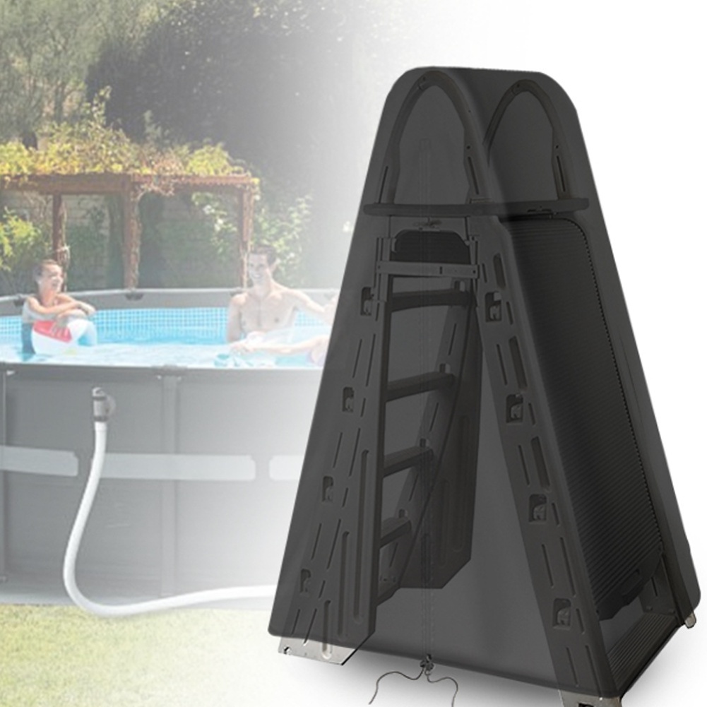 Pool Ladder Above Ground - Abdeckung für Terrassen-Poolleiter, 420D Oxford, wasserdichtes