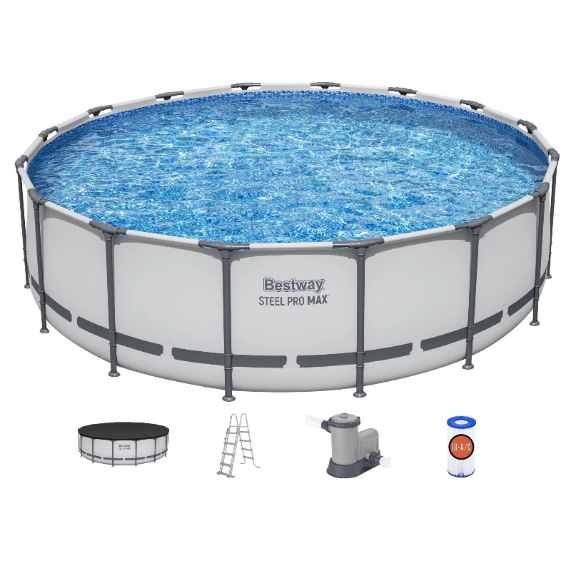 Steel Pro MAX Aufstellpool, Ru – Pool Ladder Above Ground Bewertung und Preis