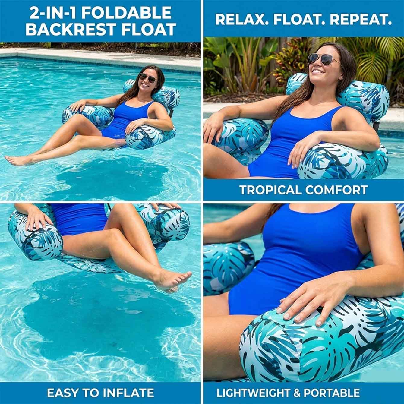 1 Stück aufblasbarer Pool-Sess – Pool Lounger Inflatable Bewertung und Preis