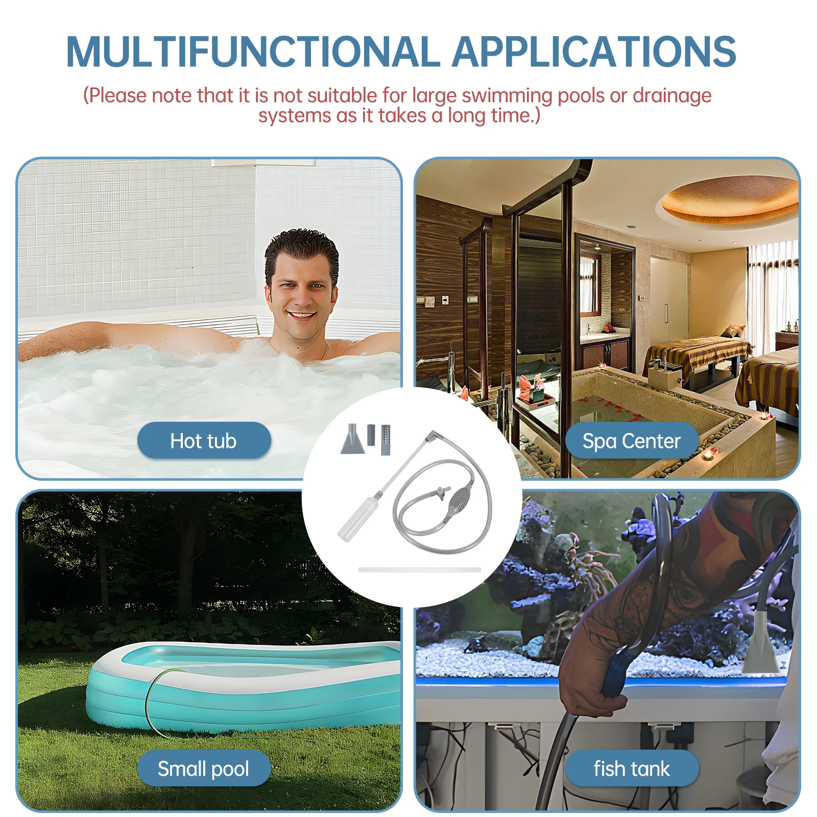 Whirlpool-Staubsauger, 2,1 m,  – Pool Vacuum Manual Bewertung und Preis