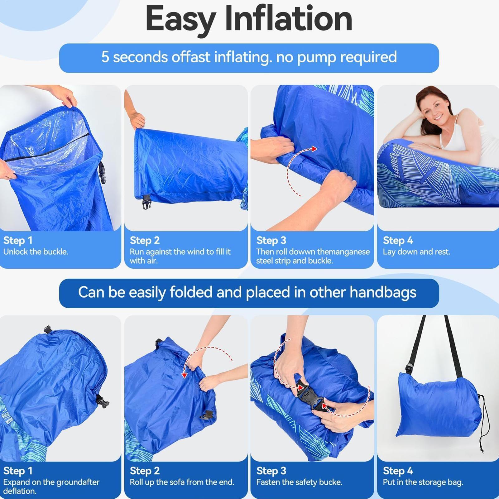 Aufblasbare Liege mit Sonnensc – Pool Lounger Inflatable Bewertung und Preis