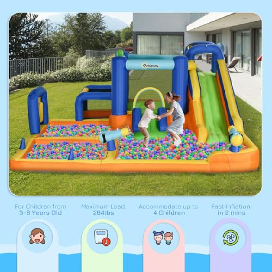 Aufblasbare Wasserrutsche 7-in – Water Slide Inflatable Bewertung und Preis