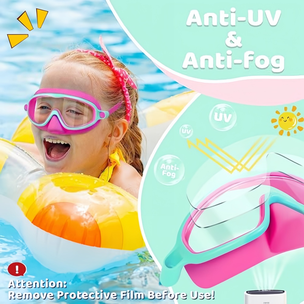 Kinder-Schwimmbrille mit Nasen – Swim Goggles Anti Fog Uv Bewertung und Preis