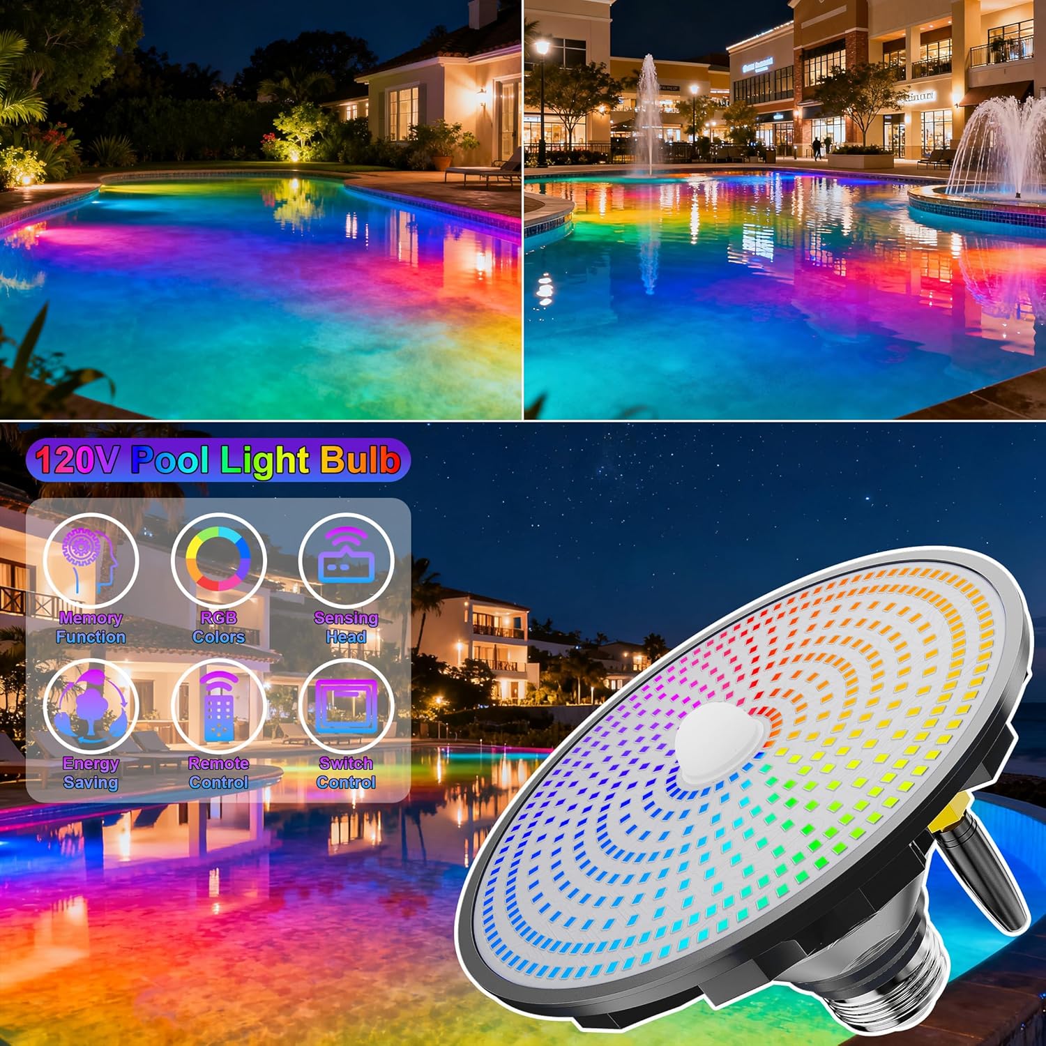 Solar-Poolbeleuchtung für Alle – Pool Light Solar Rechargeable Bewertung und Preis