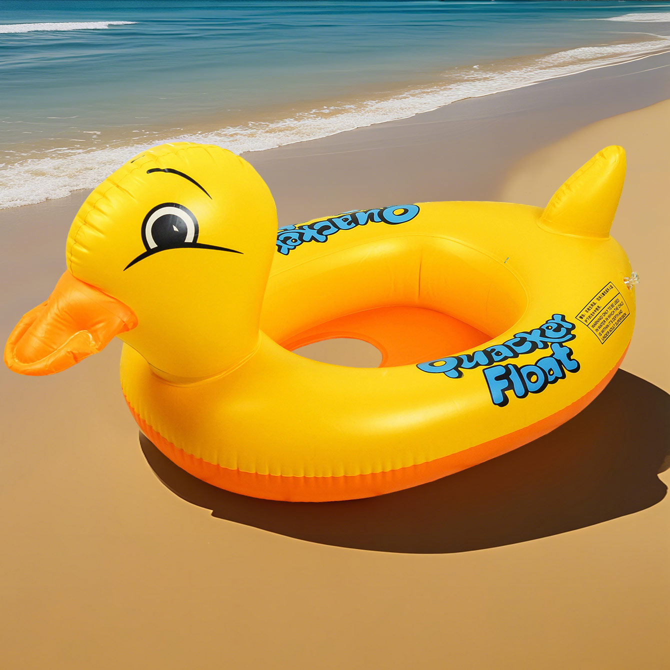 1 x entenförmiger, verdickter, – Pool Float Ring Inflatable Bewertung und Preis