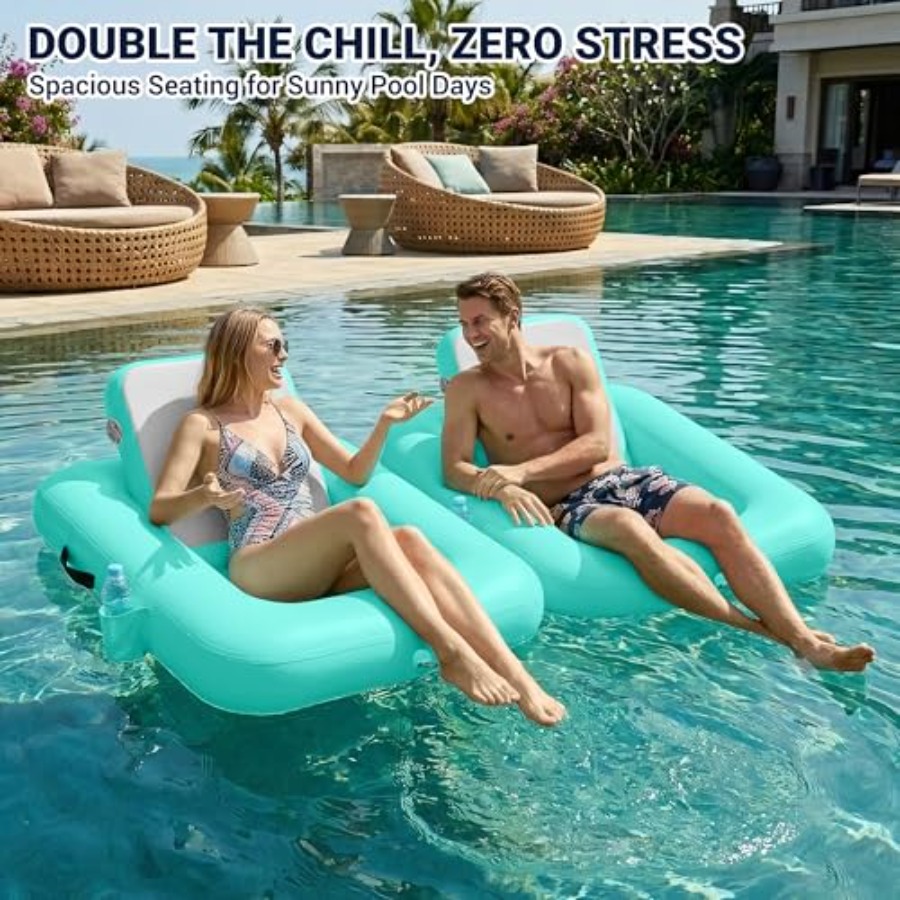 Schwimmende Stühle mit Rückenl – Pool Lounger Inflatable Bewertung und Preis