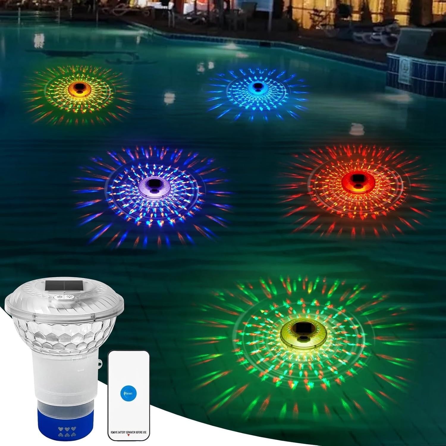 Fernbedienbare Solar-Aufladbar – Pool Light Solar Rechargeable Bewertung und Preis