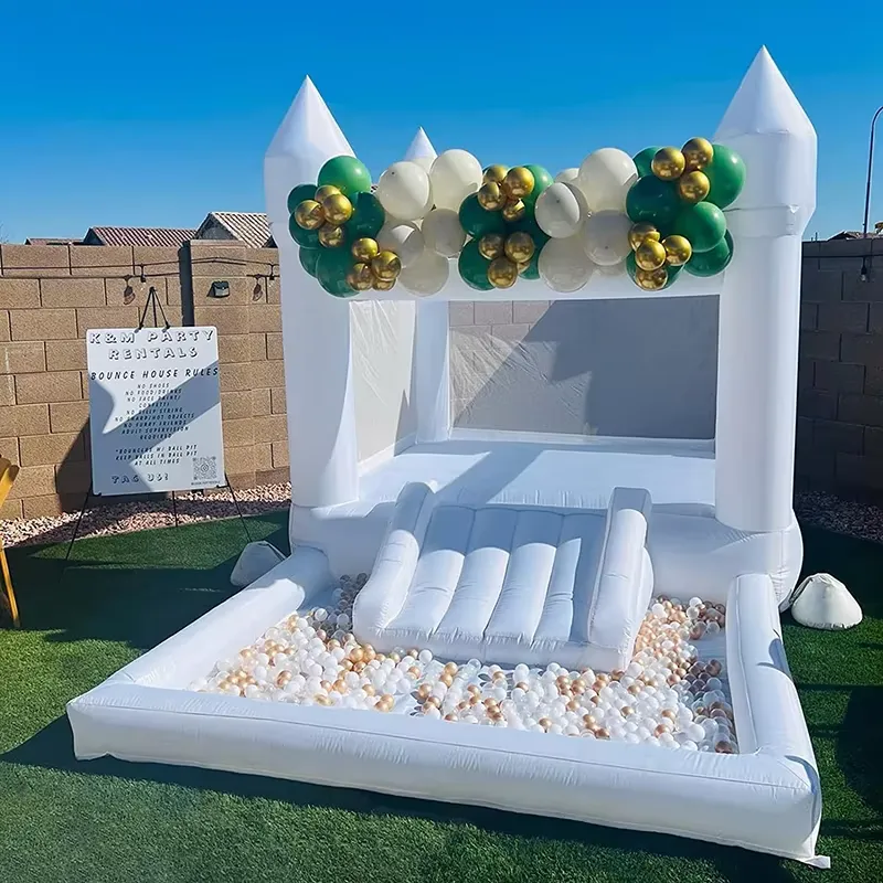 20264m Weiße Aufblasbare Hüpfb – Water Slide Inflatable Bewertung und Preis