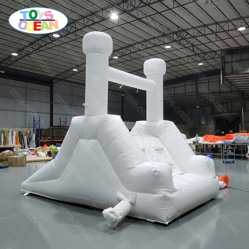 Maßgefertigte Weiße Wasserruts – Water Slide Inflatable Bewertung und Preis