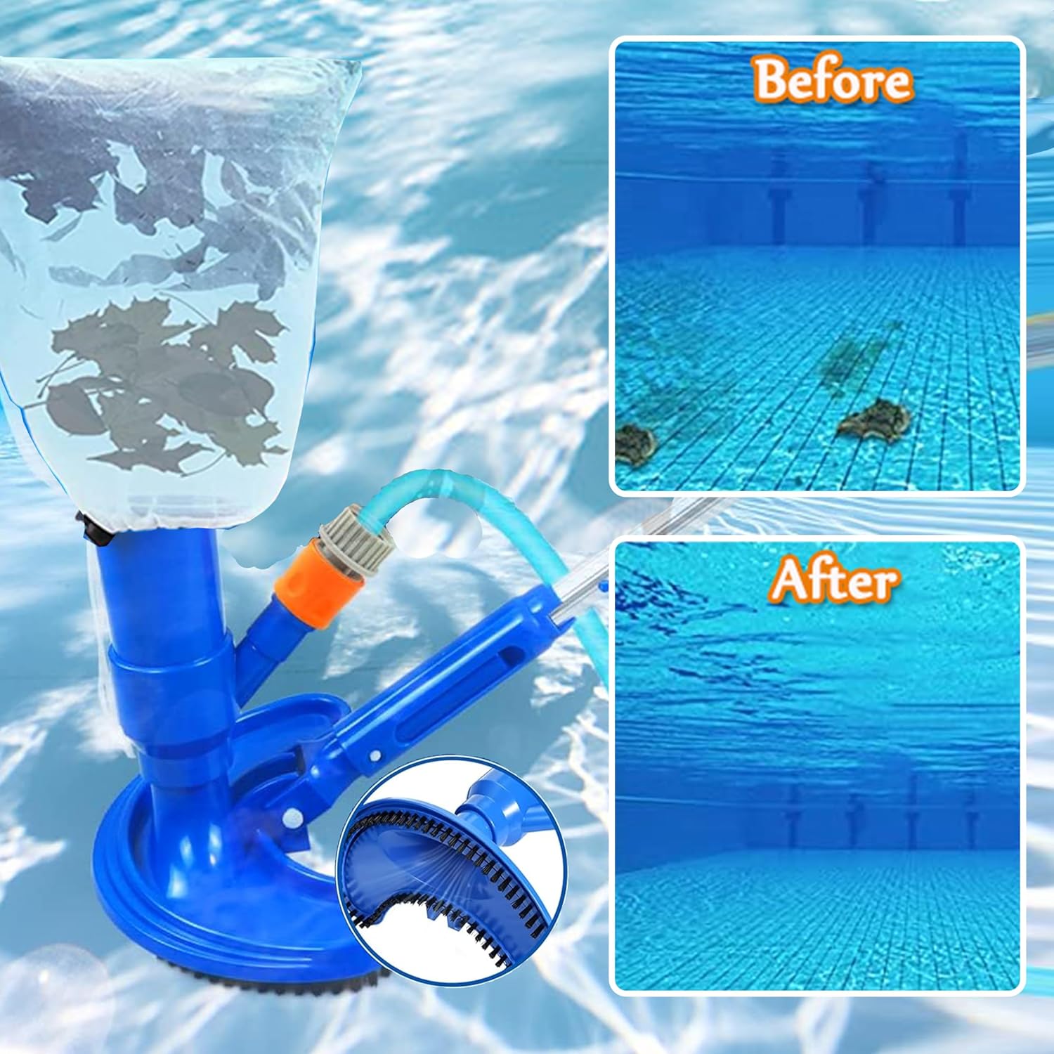 60-Zoll-Pool-Staubsauger, Hand – Pool Vacuum Manual Bewertung und Preis